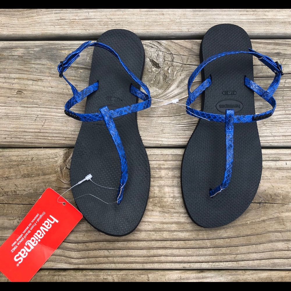 SOLD NWT Havaianas adjustable strap flip flops - Picture 2 of 3